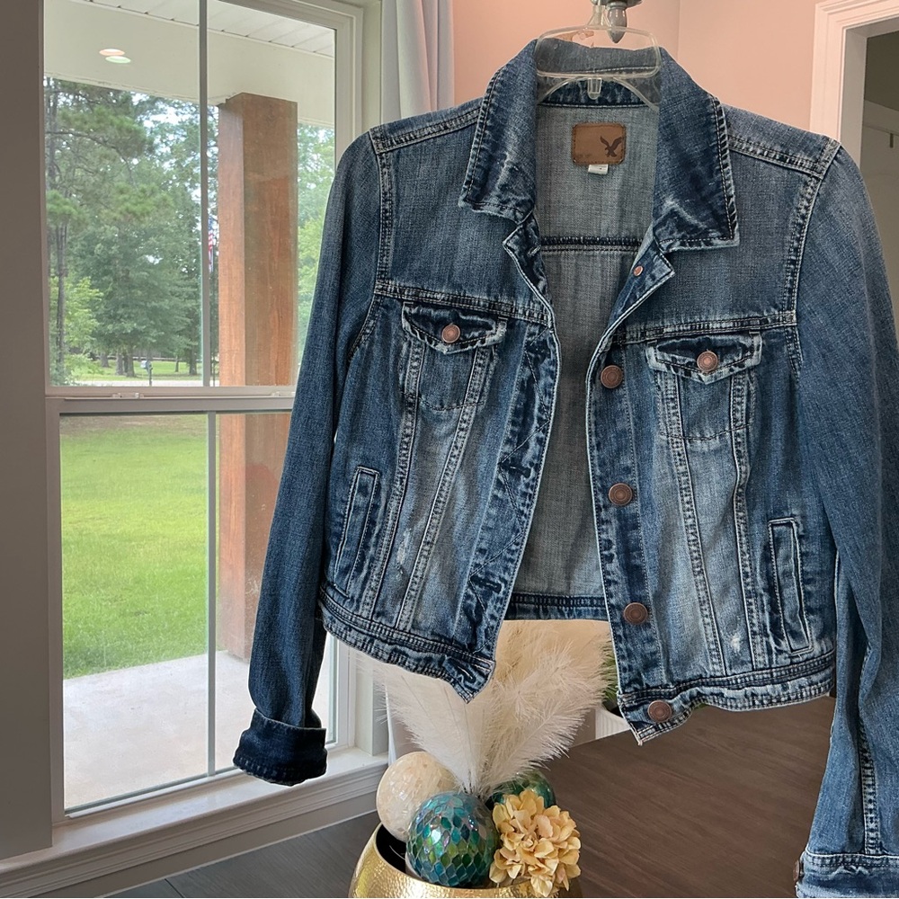 American Eagle Outfitters Blue Jean Jacket